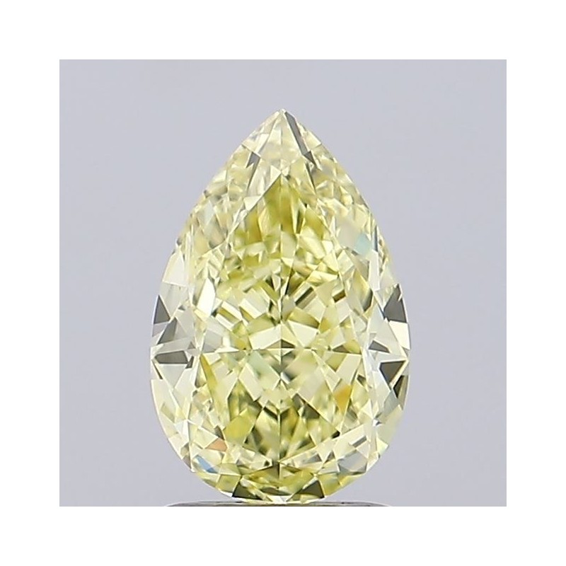 Diament laboratoryjny o barwie fantazyjnej szlif gruszkowy, 1.64ct, VVS2, Fancy Intense Yellow, IGI LG735510645