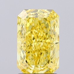 Diament laboratoryjny o barwie fantazyjnej radiant, 2ct, VVS2, Fancy Vivid Yellow, IGI LG729567625
