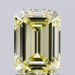 Diament laboratoryjny o barwie fantazyjnej szlif szmaragdowy, 1.59ct, VVS1, Fancy Yellow, IGI LG735553100