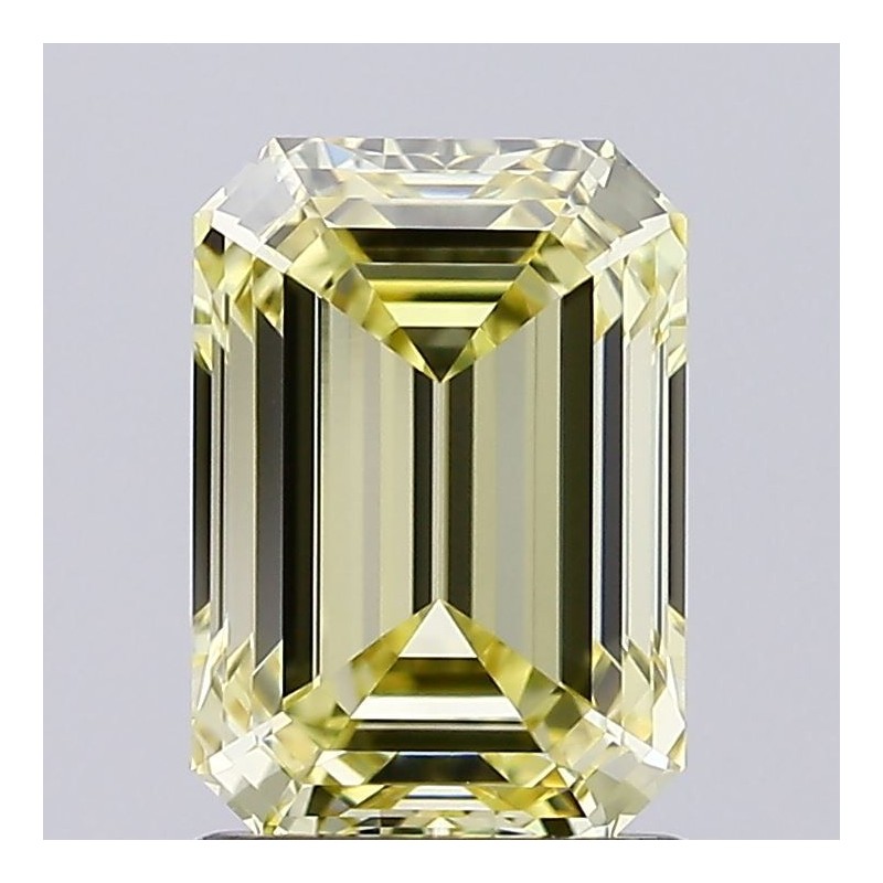 Diament laboratoryjny o barwie fantazyjnej szlif szmaragdowy, 1.59ct, VVS1, Fancy Yellow, IGI LG735553100