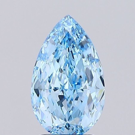Diament laboratoryjny o barwie fantazyjnej szlif gruszkowy, 2.18ct, VVS2, Fancy Vivid Blue, IGI LG739566096