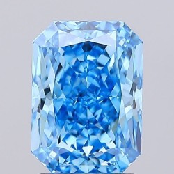 Diament laboratoryjny o barwie fantazyjnej radiant, 2.07ct, VVS2, Fancy Vivid Blue, IGI LG737590806