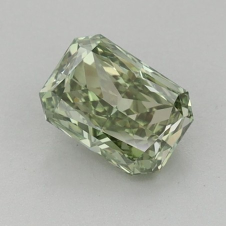 Diament laboratoryjny o barwie fantazyjnej radiant, 0.81ct, VVS2, Fancy Vivid Green, IGI LG649434784
