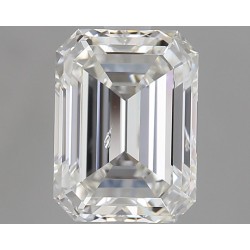 Diament szlif szmaragdowy, 1.5ct, SI2, H, GIA 7436029181