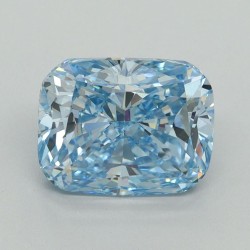 Diament laboratoryjny o barwie fantazyjnej szlif poduszkowy brylantowy, 2.34ct, VVS2, Fancy Vivid Blue, IGI LG650494076
