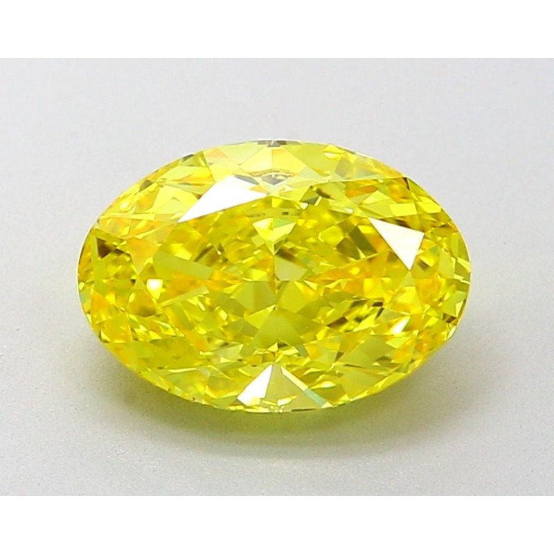 Diament laboratoryjny o barwie fantazyjnej szlif owalny, 2.04ct, VVS1, Fancy Vivid Yellow, IGI LG651490913 Diament laboratoryjny o barwie fantazyjnej szlif owalny, 2.04ct, VVS1, Fancy Vivid Yellow, IGI LG651490913