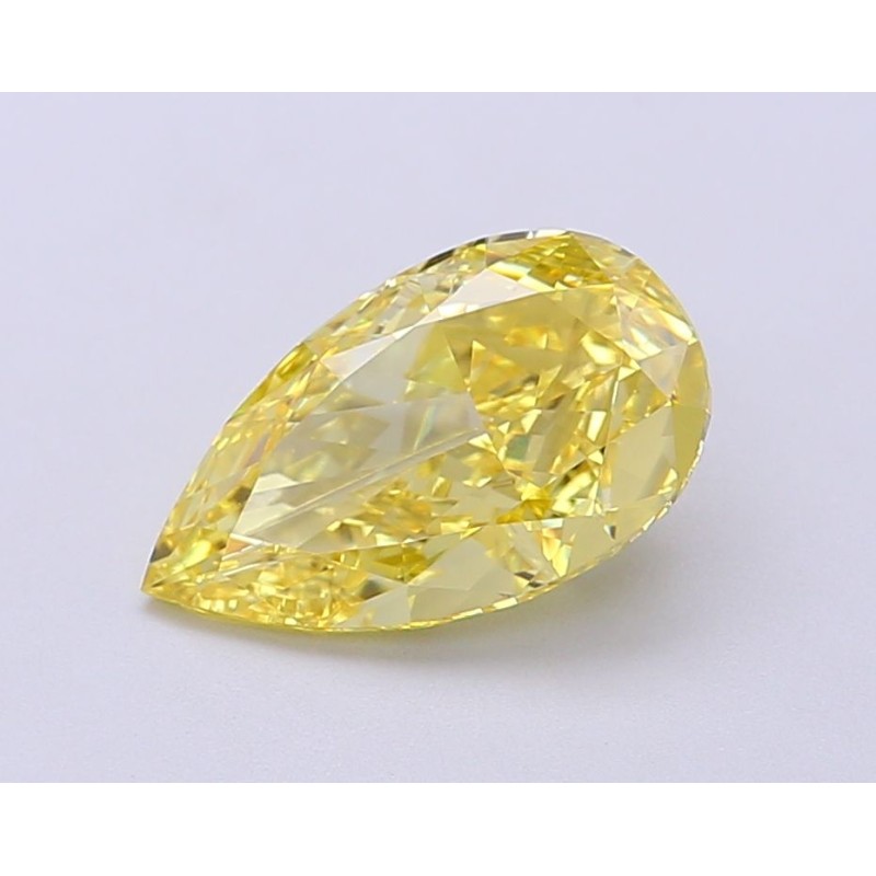 Diament laboratoryjny o barwie fantazyjnej szlif gruszkowy, 2.07ct, VVS2, Fancy Vivid Yellow, IGI LG700563767