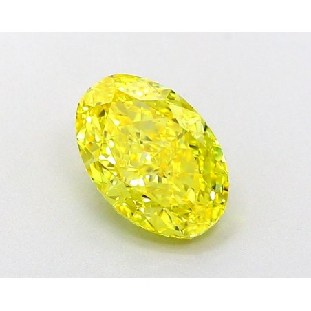 Diament laboratoryjny o barwie fantazyjnej szlif owalny, 2.05ct, VVS1, Fancy Vivid Yellow, IGI LG651490871