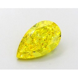Diament laboratoryjny o barwie fantazyjnej szlif gruszkowy, 2.05ct, VVS1, Fancy Vivid Yellow, IGI LG651490886