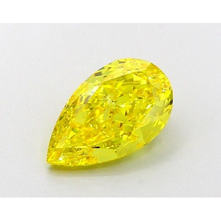 Diament laboratoryjny o barwie fantazyjnej szlif gruszkowy, 2.05ct, VVS1, Fancy Vivid Yellow, IGI LG651490886