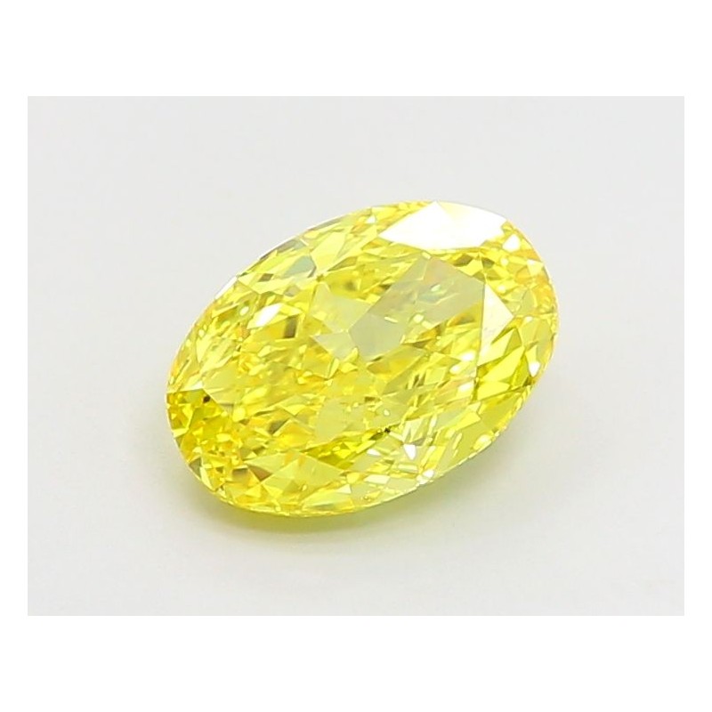 Diament laboratoryjny o barwie fantazyjnej szlif owalny, 2.09ct, VVS1, Fancy Vivid Yellow, IGI LG680546403