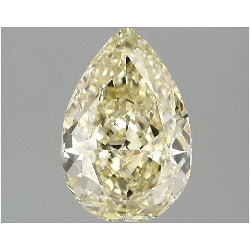Diament laboratoryjny o barwie fantazyjnej szlif gruszkowy, 1.58ct, VVS2, Fancy Intense Yellow, IGI LG693515258