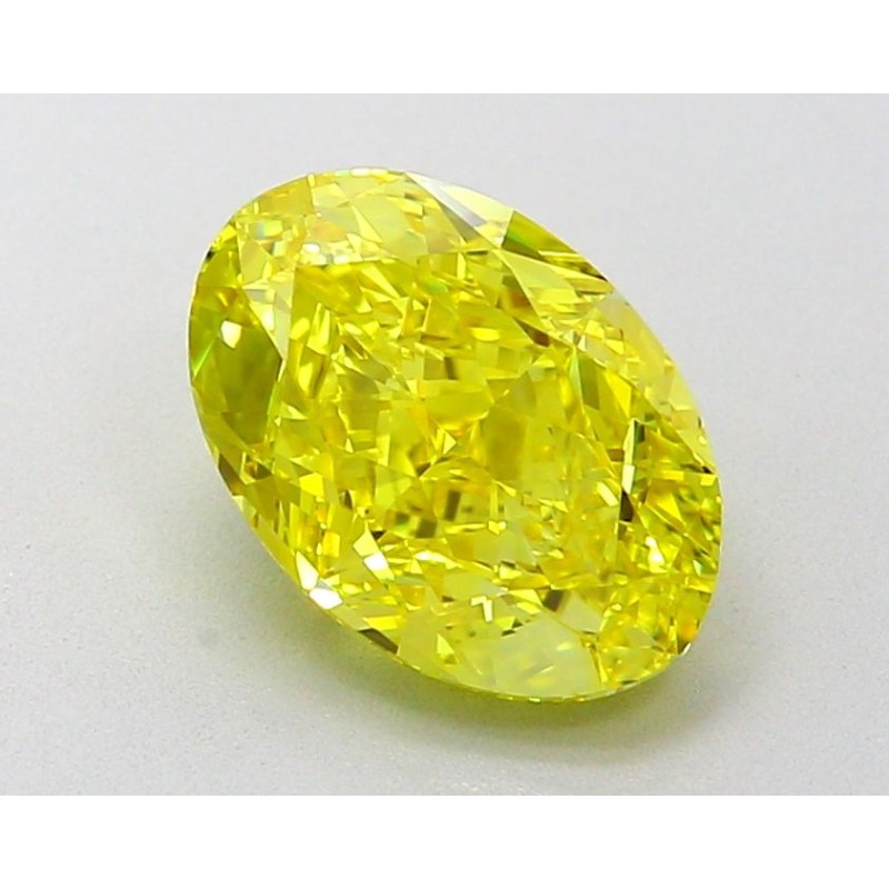 Diament laboratoryjny o barwie fantazyjnej szlif owalny, 2.05ct, VVS2, Fancy Vivid Yellow, IGI LG651490919