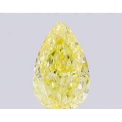 Diament laboratoryjny o barwie fantazyjnej szlif gruszkowy, 1.25ct, VVS2, Fancy Intense Yellow, IGI LG711521994
