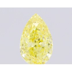 Diament laboratoryjny o barwie fantazyjnej szlif gruszkowy, 1.25ct, VVS2, Fancy Intense Yellow, IGI LG700592844