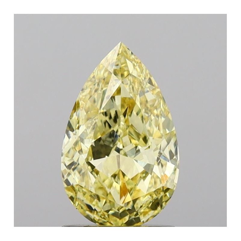 Diament laboratoryjny o barwie fantazyjnej szlif gruszkowy, 2.01ct, VVS2, Fancy Intense Yellow, IGI LG652444494