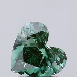 Diament laboratoryjny o barwie fantazyjnej serce, 1.6ct, VVS2, Fancy Vivid Green, IGI LG713588211