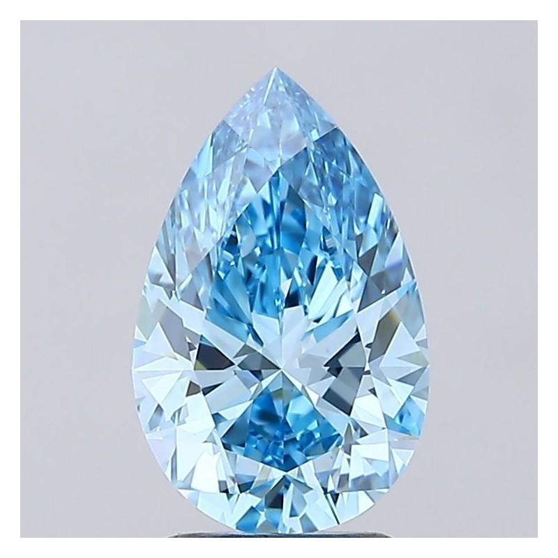 Diament laboratoryjny o barwie fantazyjnej szlif gruszkowy, 2.24ct, VVS2, Fancy Vivid Blue, IGI LG711531828 Diament laboratoryjny o barwie fantazyjnej szlif gruszkowy, 2.24ct, VVS2, Fancy Vivid Blue, IGI LG711531828