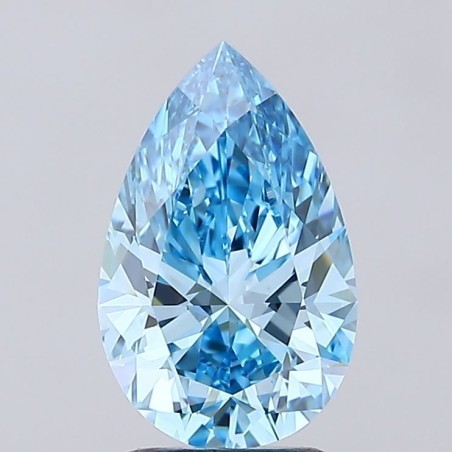 Diament laboratoryjny o barwie fantazyjnej szlif gruszkowy, 2.24ct, VVS2, Fancy Vivid Blue, IGI LG711531828