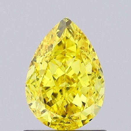Diament laboratoryjny o barwie fantazyjnej szlif gruszkowy, 1.05ct, VVS1, Fancy Vivid Yellow, IGI LG645492143