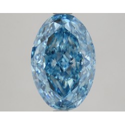 Diament laboratoryjny o barwie fantazyjnej szlif owalny, 2.39ct, VVS2, Fancy Vivid Blue, IGI LG727568667