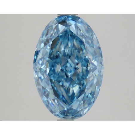 Diament laboratoryjny o barwie fantazyjnej szlif owalny, 2.39ct, VVS2, Fancy Vivid Blue, IGI LG727568667