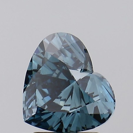 Diament laboratoryjny o barwie fantazyjnej serce, 2.02ct, VVS2, Fancy Vivid Blueish Green, IGI LG476153759