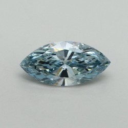 Diament laboratoryjny o barwie fantazyjnej markiza, 1ct, VVS2, Fancy Vivid Blue, IGI LG710541830
