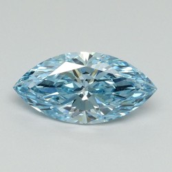 Diament laboratoryjny o barwie fantazyjnej markiza, 1.08ct, VVS2, Fancy Vivid Blue, IGI LG710541873