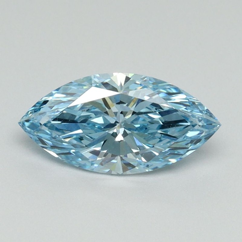 Diament laboratoryjny o barwie fantazyjnej markiza, 1.08ct, VVS2, Fancy Vivid Blue, IGI LG710541873