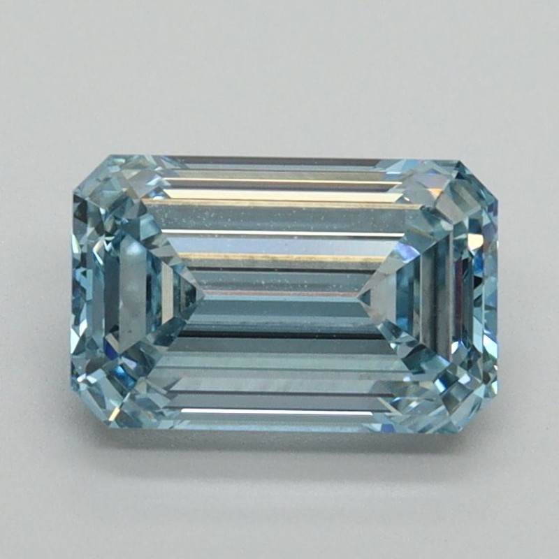 Diament laboratoryjny o barwie fantazyjnej szlif szmaragdowy, 1.71ct, VVS2, Fancy Intense Blue, IGI LG710541767 Diament laboratoryjny o barwie fantazyjnej szlif szmaragdowy, 1.71ct, VVS2, Fancy Intense Blue, IGI LG710541767