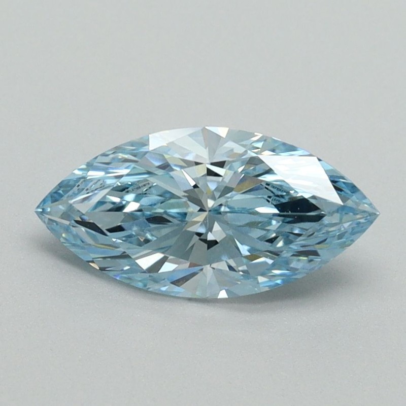 Diament laboratoryjny o barwie fantazyjnej markiza, 1.08ct, VVS2, Fancy Vivid Blue, IGI LG710541876