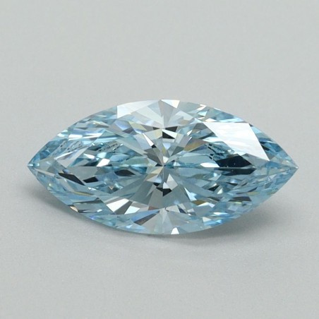 Diament laboratoryjny o barwie fantazyjnej markiza, 1.08ct, VVS2, Fancy Vivid Blue, IGI LG710541876