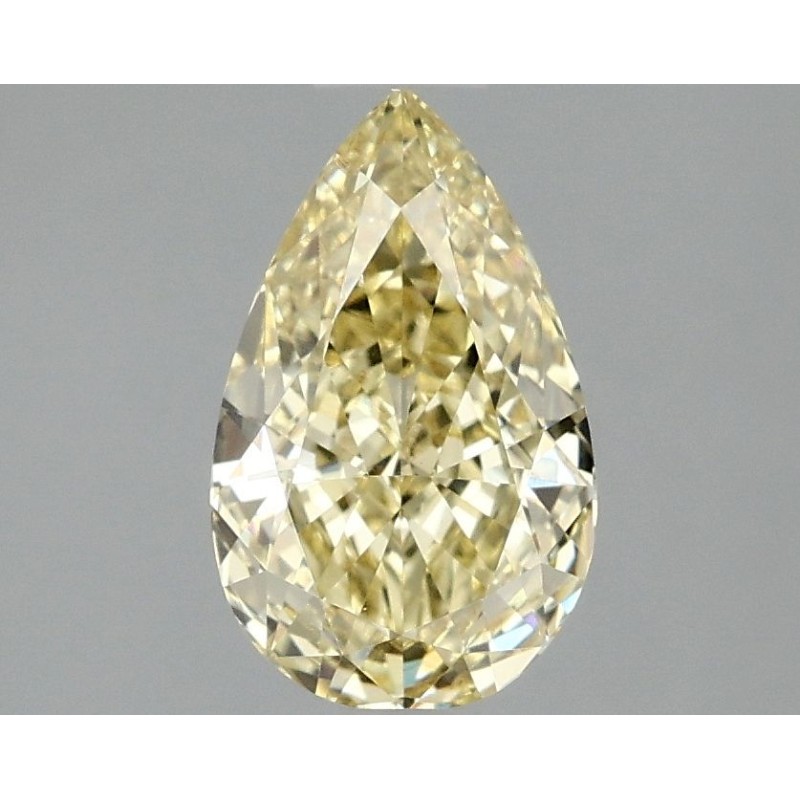 Diament laboratoryjny o barwie fantazyjnej szlif gruszkowy, 1.58ct, VVS2, Fancy Vivid Yellow, IGI LG698584766
