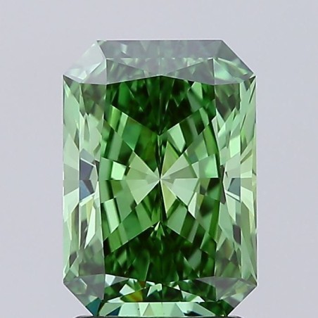 Diament laboratoryjny o barwie fantazyjnej radiant, 2.03ct, VVS2, Fancy Vivid Green, IGI LG715571945