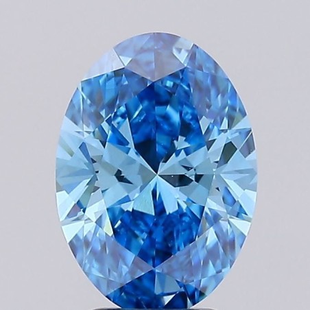 Diament laboratoryjny o barwie fantazyjnej szlif owalny, 2.03ct, VVS2, Fancy Vivid Blue, IGI LG715572711