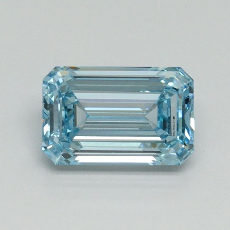 Diament laboratoryjny o barwie fantazyjnej szlif szmaragdowy, 1.02ct, VVS2, Fancy Intense Blue, IGI LG710541795 Diament laboratoryjny o barwie fantazyjnej szlif szmaragdowy, 1.02ct, VVS2, Fancy Intense Blue, IGI LG710541795