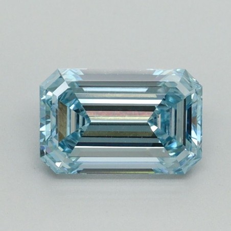 Diament laboratoryjny o barwie fantazyjnej szlif szmaragdowy, 1.02ct, VVS2, Fancy Intense Blue, IGI LG710534887