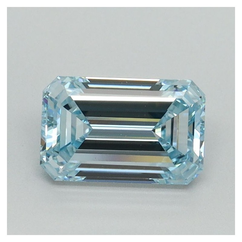 Diament laboratoryjny o barwie fantazyjnej szlif szmaragdowy, 1.04ct, VVS2, Fancy Vivid Blue, IGI LG710554803 Diament laboratoryjny o barwie fantazyjnej szlif szmaragdowy, 1.04ct, VVS2, Fancy Vivid Blue, IGI LG710554803