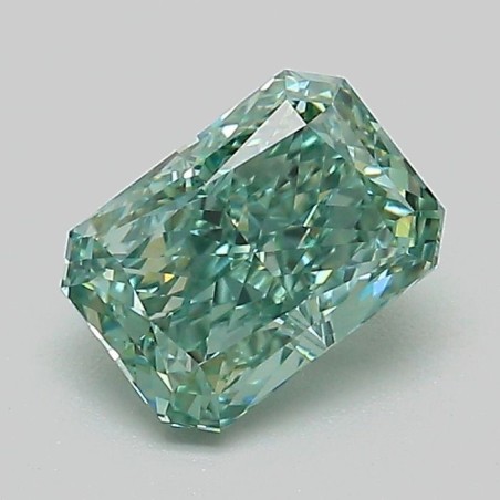 Diament laboratoryjny o barwie fantazyjnej radiant, 1.11ct, VVS2, Fancy Vivid Green, IGI LG731540577
