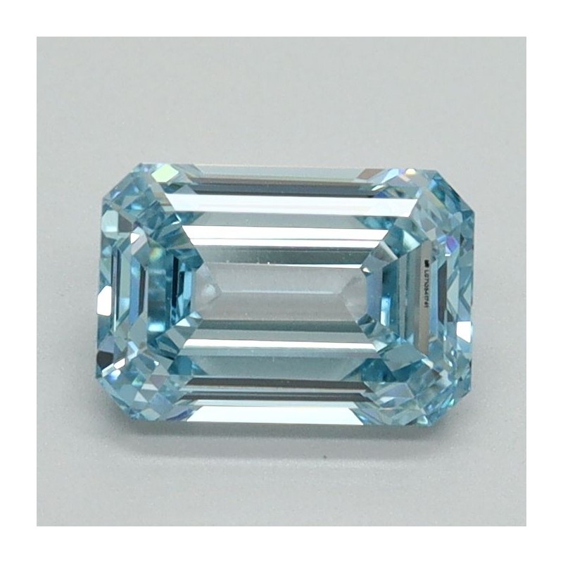 Diament laboratoryjny o barwie fantazyjnej szlif szmaragdowy, 1.15ct, VVS2, Fancy Intense Blue, IGI LG710541741