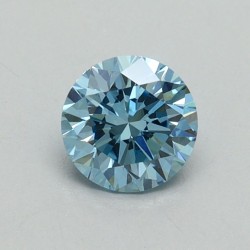Diament laboratoryjny o barwie fantazyjnej szlif okrągły, 0.52ct, VVS2, Fancy Vivid Blue, IGI LG706508805