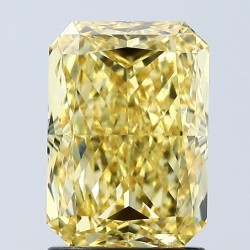 Diament laboratoryjny o barwie fantazyjnej radiant, 2.04ct, VVS2, Fancy Vivid Yellow, IGI LG675591948
