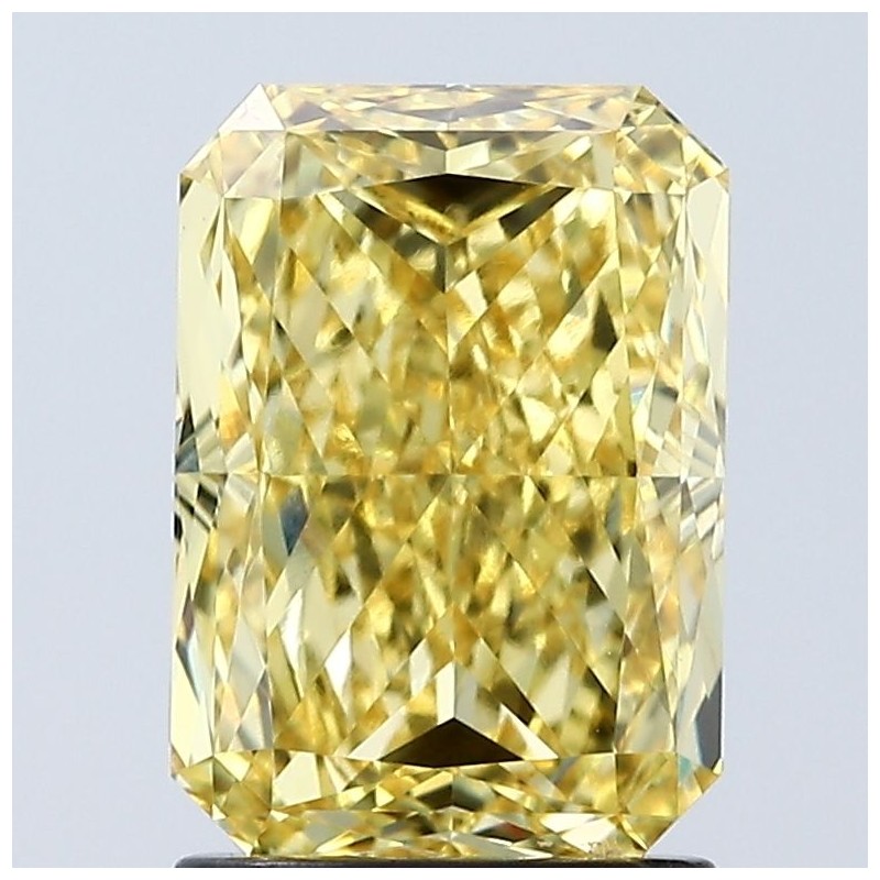 Diament laboratoryjny o barwie fantazyjnej radiant, 2.04ct, VVS2, Fancy Vivid Yellow, IGI LG675591948