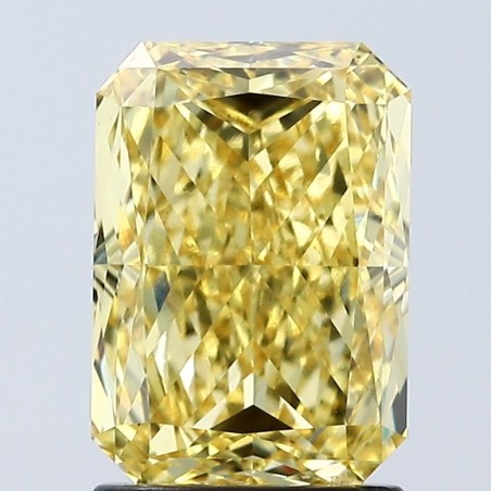 Diament laboratoryjny o barwie fantazyjnej radiant, 2.04ct, VVS2, Fancy Vivid Yellow, IGI LG675591948