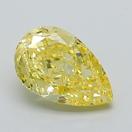 Diament laboratoryjny o barwie fantazyjnej szlif gruszkowy, 1.27ct, VVS2, Fancy Vivid Yellow, IGI LG720525888