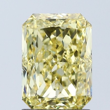 Diament laboratoryjny o barwie fantazyjnej radiant, 2.02ct, VVS2, Fancy Vivid Yellow, IGI LG678506879