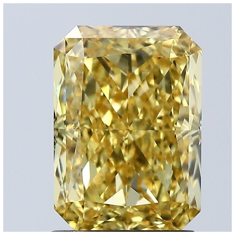 Diament laboratoryjny o barwie fantazyjnej radiant, 2.07ct, VVS2, Fancy Vivid Yellow, IGI LG678508754