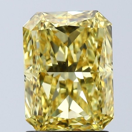 Diament laboratoryjny o barwie fantazyjnej radiant, 2.09ct, VVS2, Fancy Vivid Yellow, IGI LG678569663