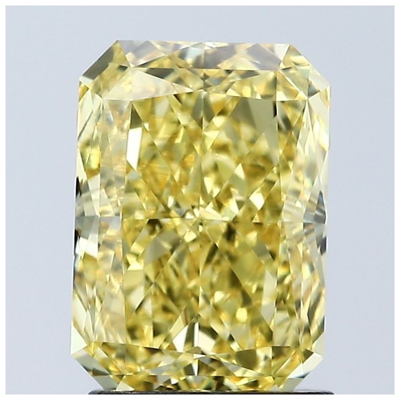 Diament laboratoryjny o barwie fantazyjnej radiant, 2.08ct, VVS2, Fancy Vivid Yellow, IGI LG678508680